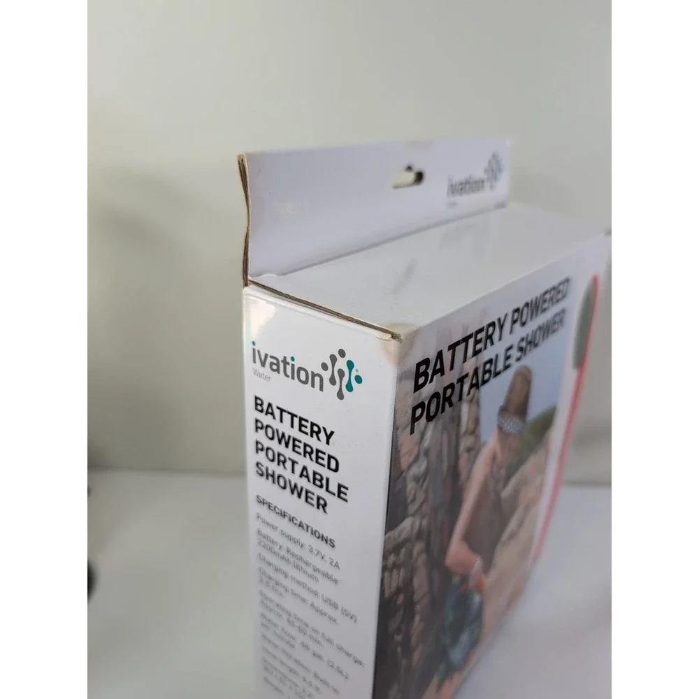 Portable Shower Invasion Battery New Open‎ Box